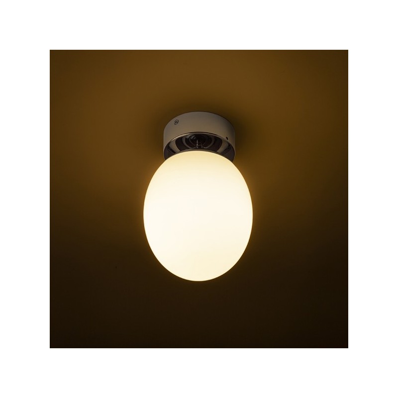 RENDL MERINGUE 16 stropná opálové sklo/chróm 230V E27 15W IP44 R13690