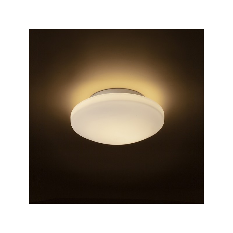 RENDL SARA LED 26 stropná opálové sklo/chróm 230V LED 12W IP44 3000K R13687