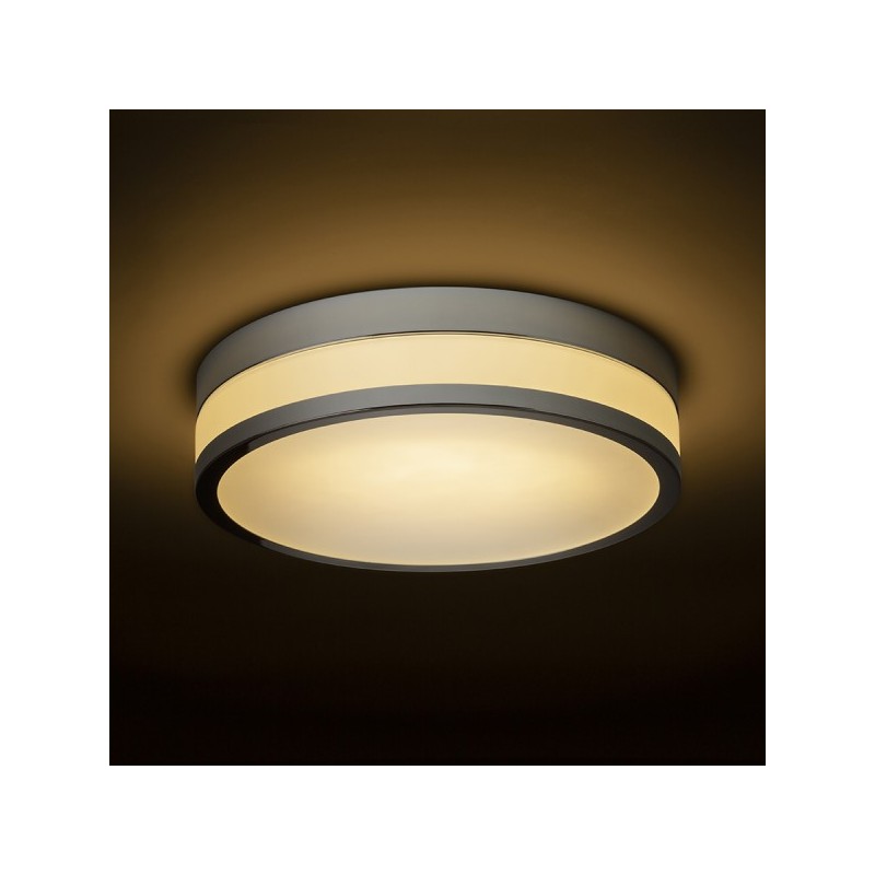 RENDL CIRA LED 35 stropná opálové sklo/chróm 230V LED 24W IP44 3000K R13681