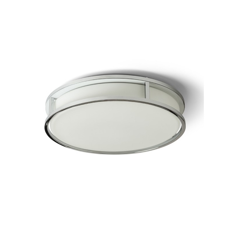 RENDL GRANDE LED 35 stropná opálové sklo/chróm 230V LED 24W IP44 3000K R13678