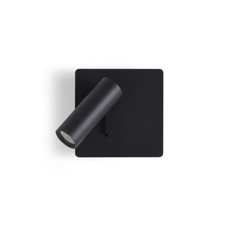 RENDL MIG nástenná čierna 230V LED 3W 30° 3000K R13645