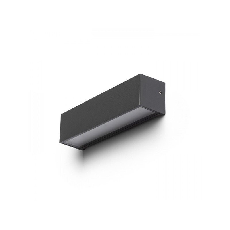 RENDL CAMARGUE nástenná antracitová satinované sklo 230V LED 6W IP65 3000K R13641