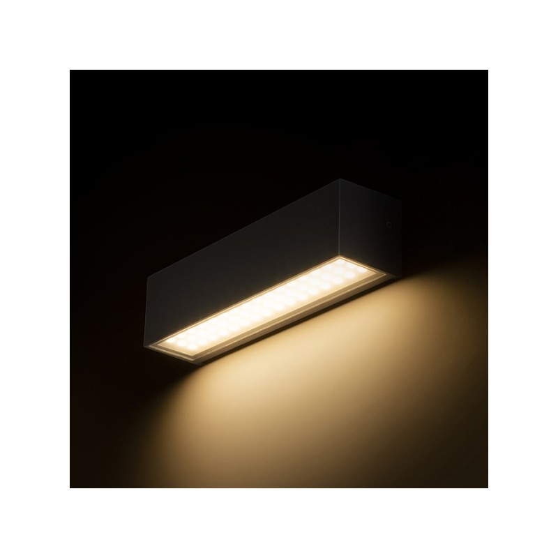 RENDL CAMARGUE nástenná antracitová satinované sklo 230V LED 6W IP65 3000K R13641