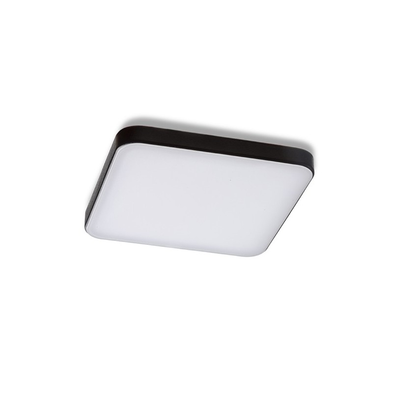 RENDL BJORK SQ 9 zápustné svietidlo čierna 230V LED 6W 3000K R13589