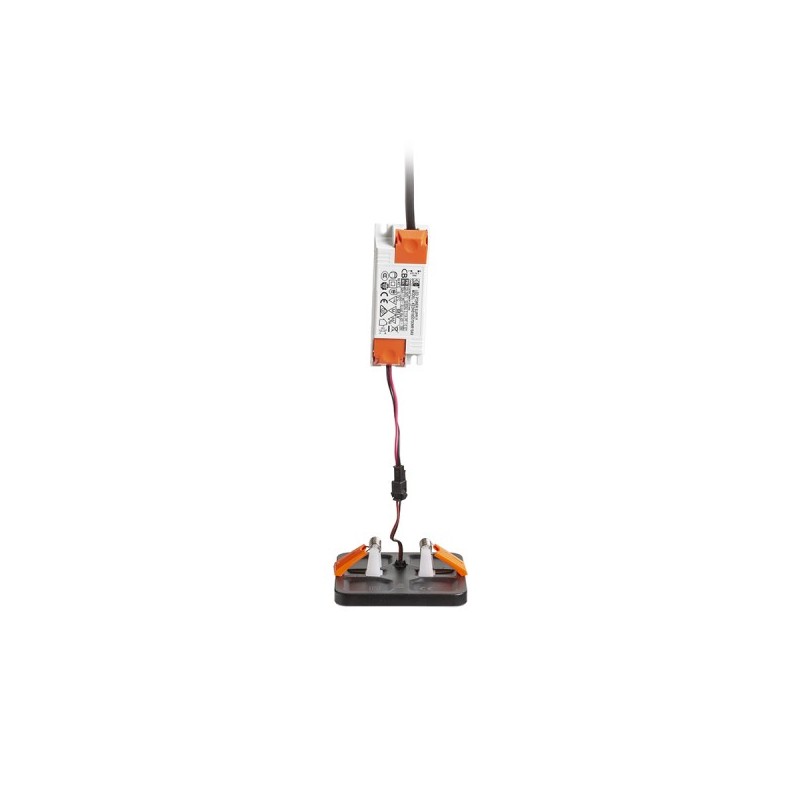 RENDL BJORK SQ 9 zápustné svietidlo čierna 230V LED 6W 3000K R13589