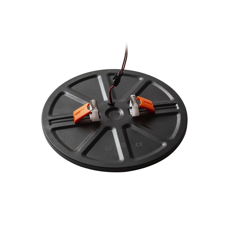 RENDL BJORK R 20 zápustné svietidlo čierna 230V LED 18W 3000K R13587
