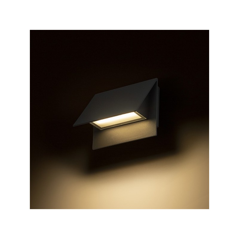 RENDL GERI nástenná antracitová  230V LED 5W IP54  3000K R13561