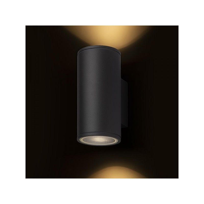 RENDL LIZZI II nástenná antracitová  230V GU10 2x35W IP54 R13509