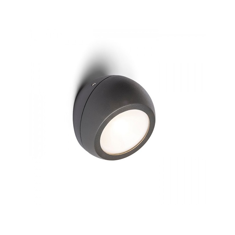 RENDL SIV prisadená antracitová  230V LED 6W 120° IP54  3000K R13502