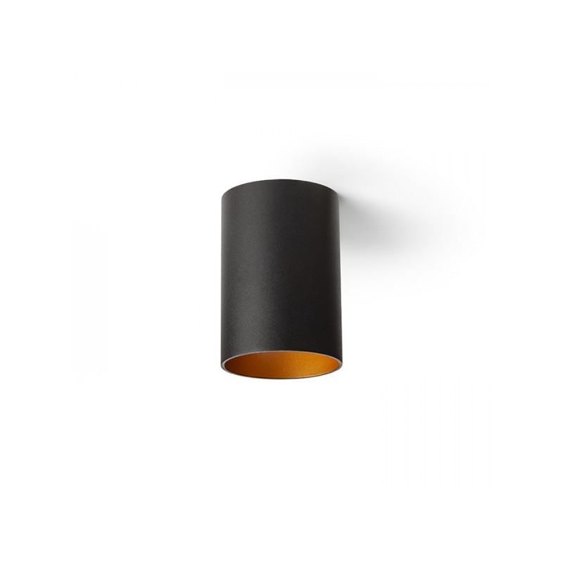 RENDL CONNOR stropná čierna/zlatá  230V LED GU10 10W R13501