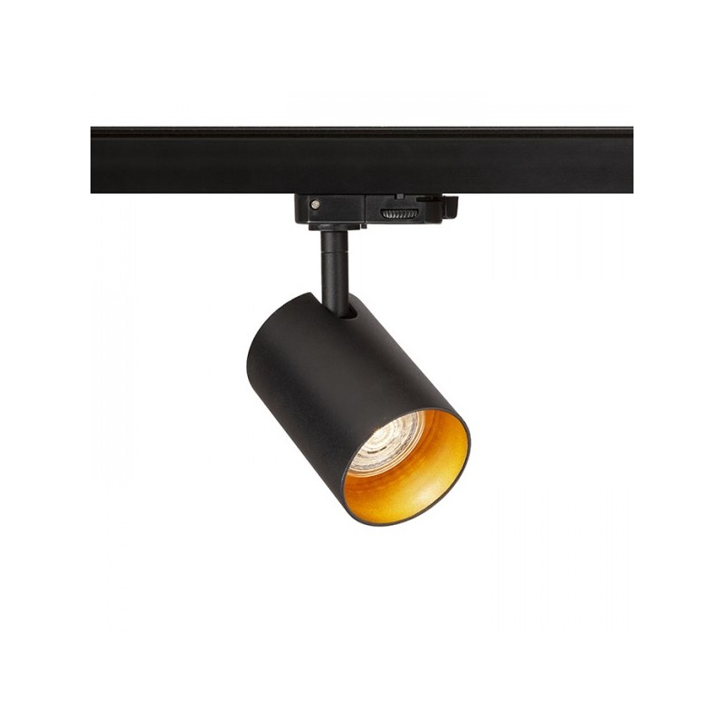 RENDL CONNOR pre trojokruh. lištu čierna/zlatá  230V LED GU10 10W R13500