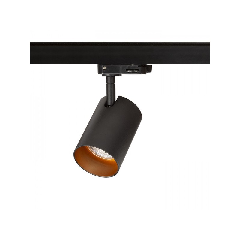 RENDL CONNOR pre trojokruh. lištu čierna/zlatá  230V LED GU10 10W R13500