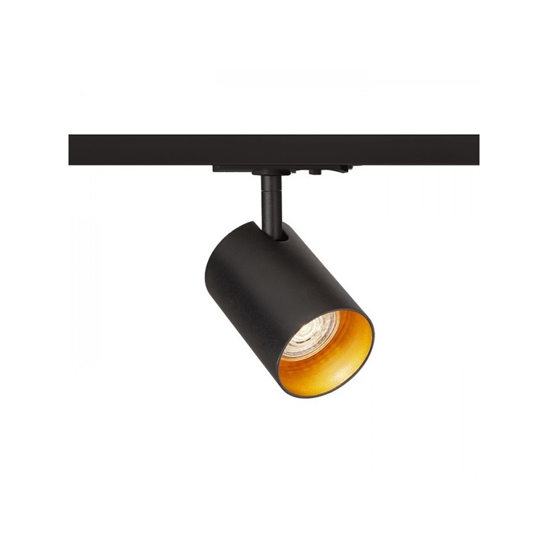 RENDL CONNOR pre jednookr. lištu čierna/zlatá 230V LED GU10 10W R13498