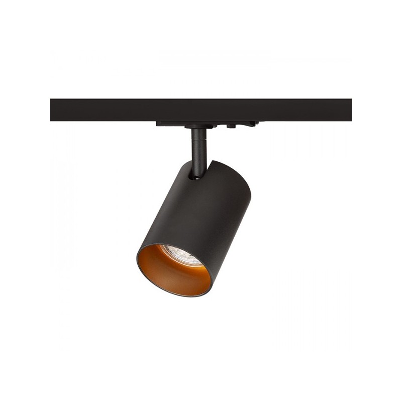 RENDL CONNOR pre jednookr. lištu čierna/zlatá 230V LED GU10 10W R13498