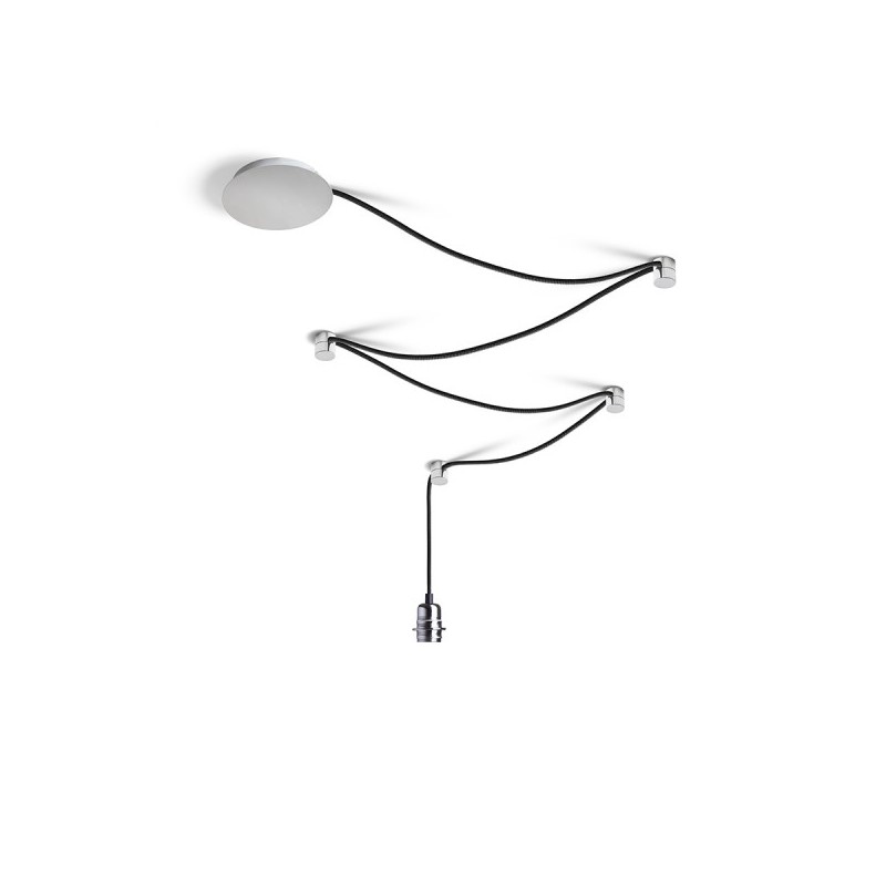 RENDL SPIDER I závesná sada čierna chróm 230V E27 15W R13493