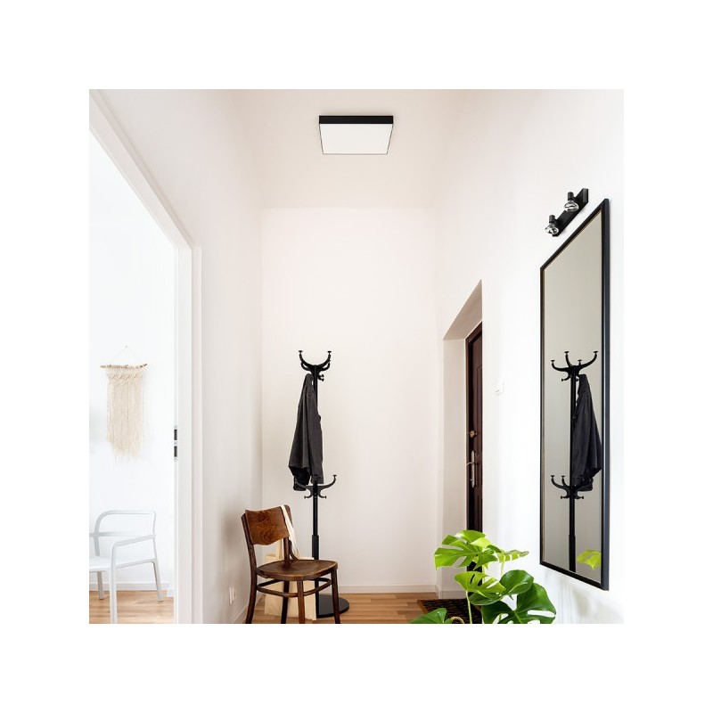 RENDL LARISA SQ 40 stropná čierna  230V LED 50W  3000K R13490