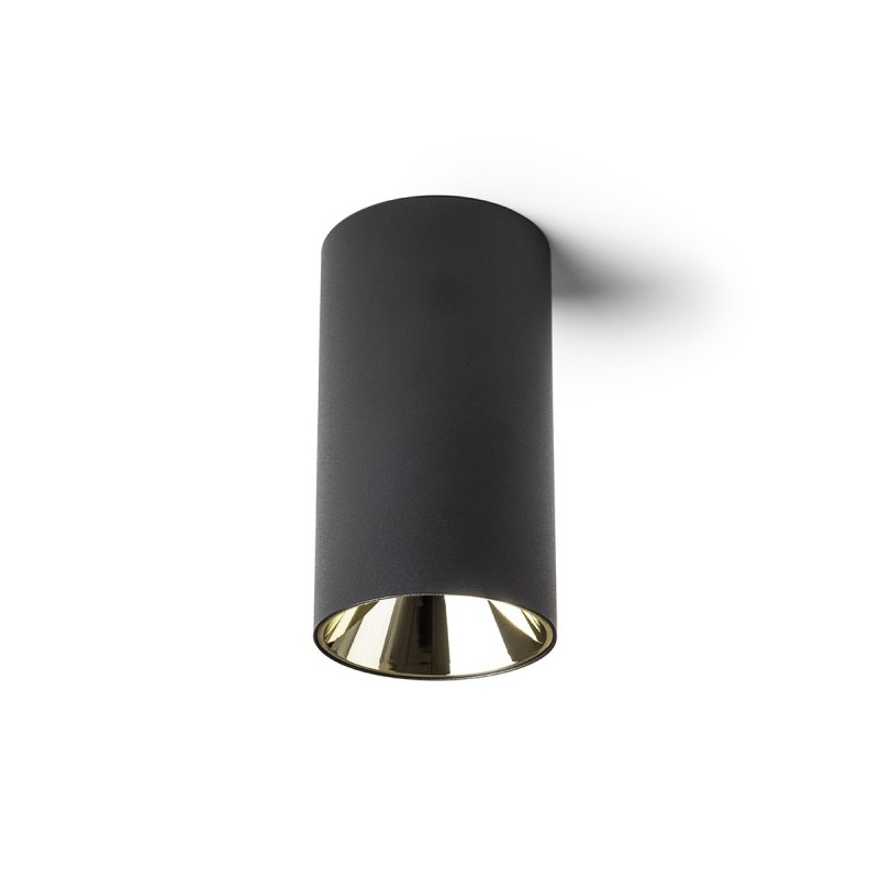 RENDL CANTO stropná bez dekoratívného krúžku čierna  230V LED GU10 8W R13472