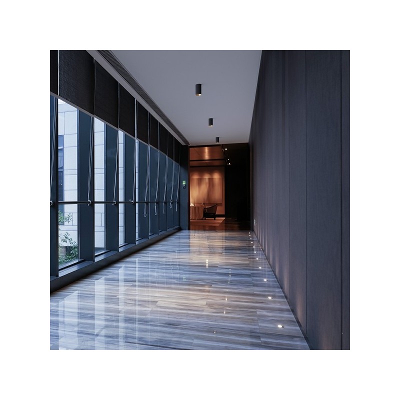 RENDL CANTO stropná bez dekoratívného krúžku čierna  230V LED GU10 8W R13472