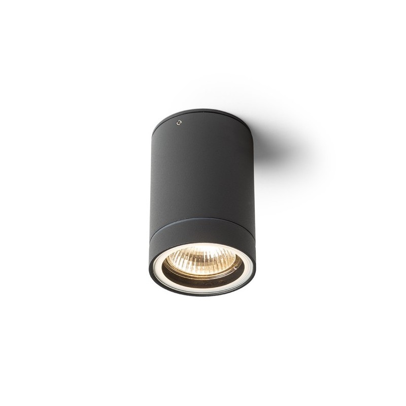RENDL SAMMY stropná antracitová  230V LED GU10 15W IP54 R13452