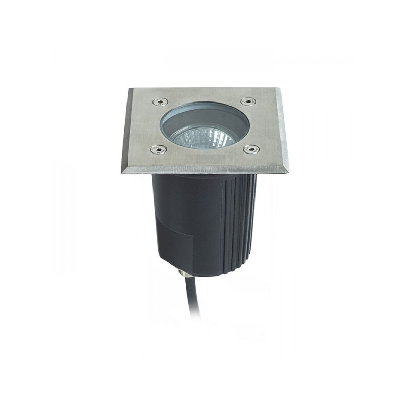 RENDL ORBU SQ 10 zápustná  nerez 230V LED GU10 15W IP67 R13439