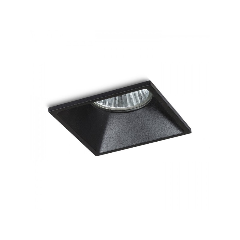 RENDL ZURI SQ zápustné svietidlo čierna 230V GU10 35W R13391