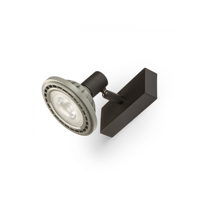 RENDL TRICA I nástenná čierna  230V GU10 25W R13372