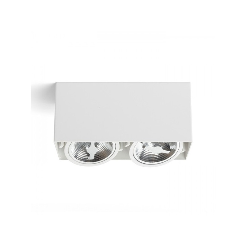 RENDL JAMES II DIMM stropná matná biela  230V LED 2x15W 24°  3000K R13362