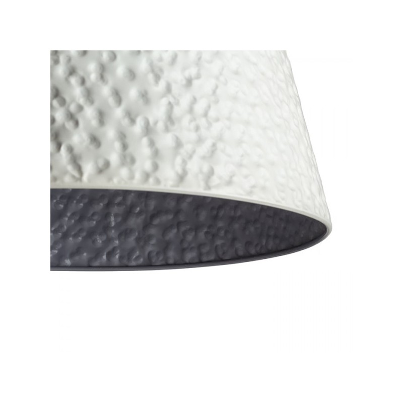 RENDL BUCKY 40 závesná biela/sivá kov 230V E27 28W R13360