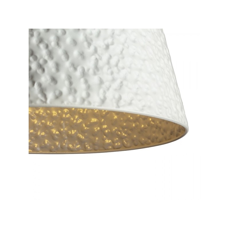 RENDL BUCKY 40 závesná biela/sivá kov 230V E27 28W R13360