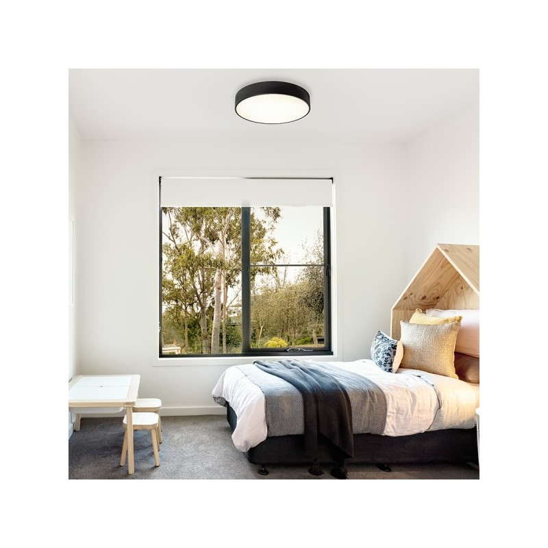 RENDL MEZZO 60 DIMM stropná čierna  230V LED 60W  3000K R13333