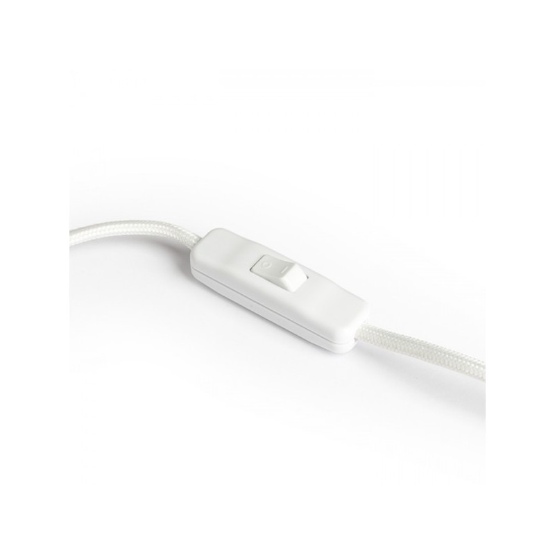 RENDL ZUMBA stolná  biele PVC/drevo/chróm 230V E14 11W R13320