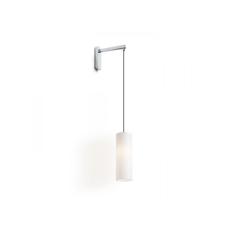 RENDL HUDSON nástenná biela chróm 230V E27 28W R13284