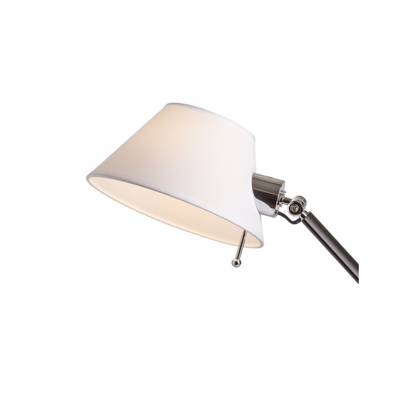 RENDL MONTANA stolná biela/čierna chróm 230V E27 28W R13283