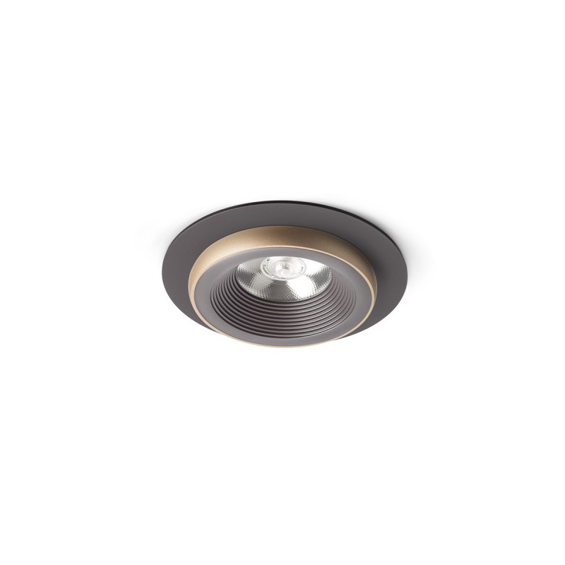RENDL SHARM R I zápustné svietidlo hnedá/perlová zlatá 230V LED 10W 24° 3000K R13237