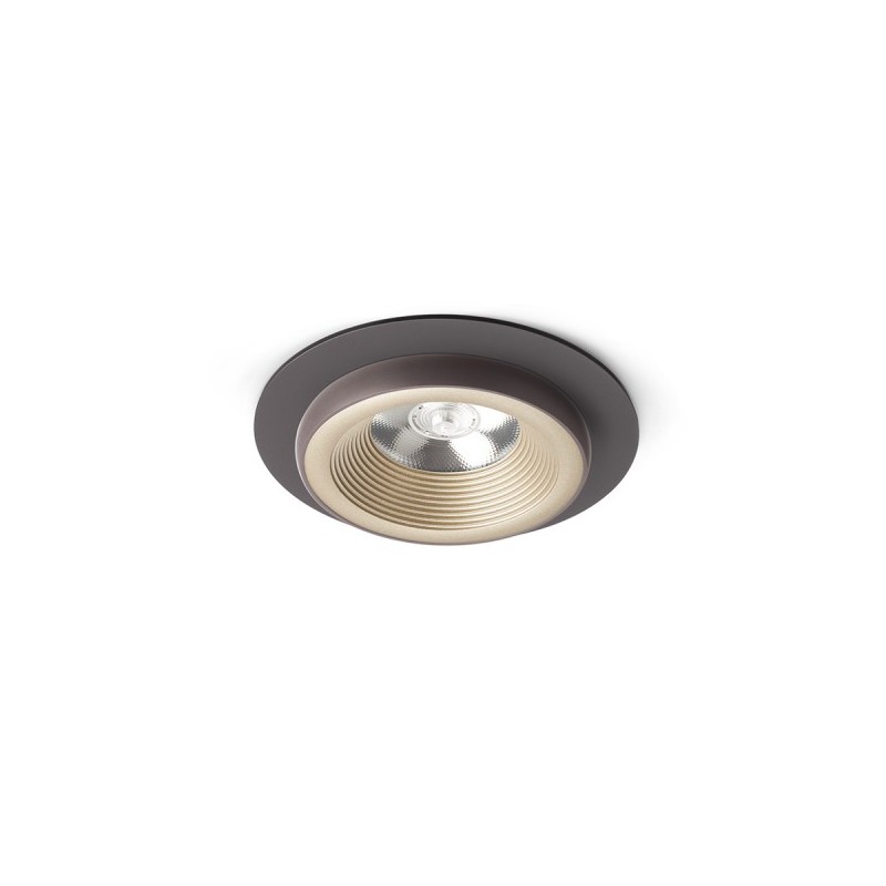 RENDL SHARM R I zápustné svietidlo perlová zlatá/hnedá 230V LED 10W 24° 3000K R13236