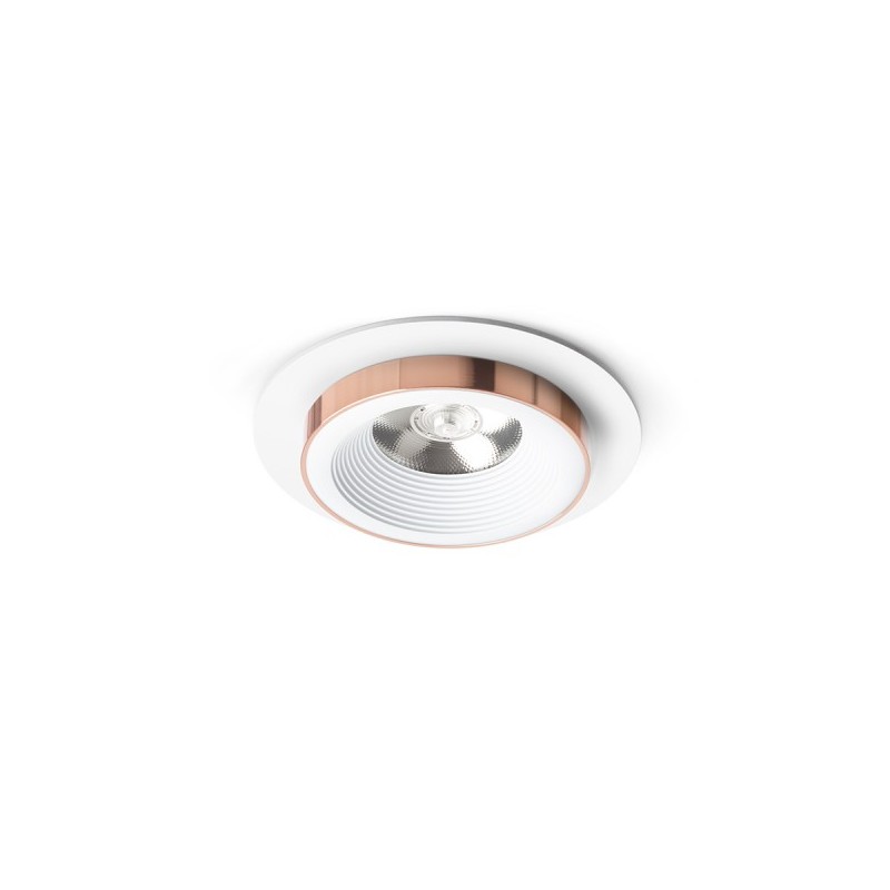 RENDL SHARM R I zápustné svietidlo biela meď 230V LED 10W 24° 3000K R13235