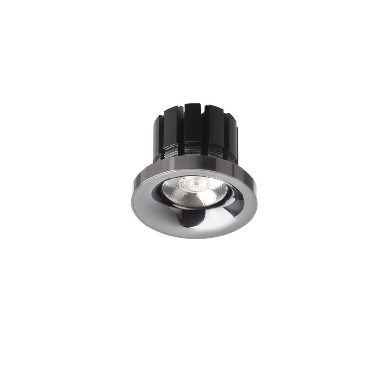 RENDL SHARM PLUS zápustné svietidlo čierny chróm 230V LED 10W 24° 3000K R13234