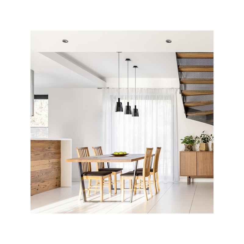 RENDL SHARM PLUS zápustné svietidlo čierny chróm 230V LED 10W 24° 3000K R13234