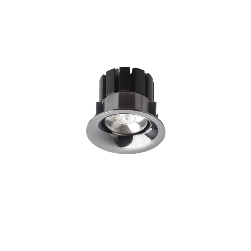 RENDL SHARM BASE zápustné svietidlo čierny chróm 230V LED 10W 24° 3000K R13227