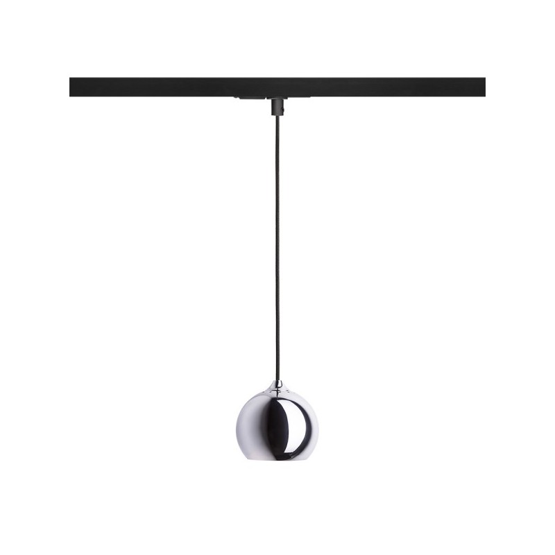 RENDL závesné svietidlo DESTY pre jednookr. lištu čierna chróm 230V GU10 35W R13211