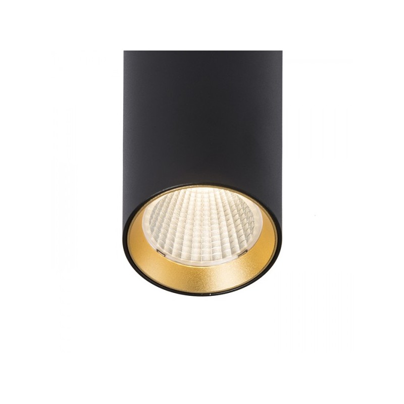 RENDL MAVRO DIMM závesná čierna/zlatá  230V LED 12W 38°  3000K R13184