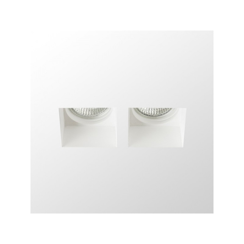 RENDL QUO SQ II zápustné svietidlo sadrová 230V GU10 2x35W R13126