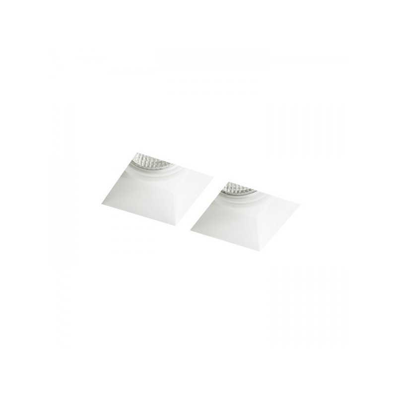 RENDL QUO SQ II zápustné svietidlo sadrová 230V GU10 2x35W R13126
