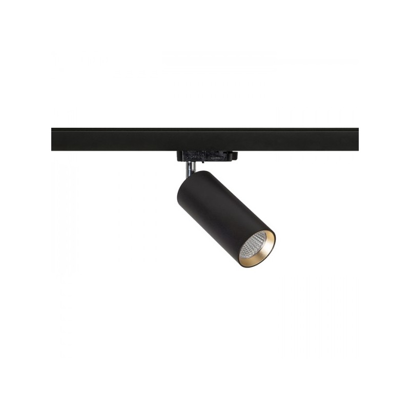 RENDL MAVRO pre trojokruh.lištu čierna/zlatá  230V LED 12W 38°  3000K R12997