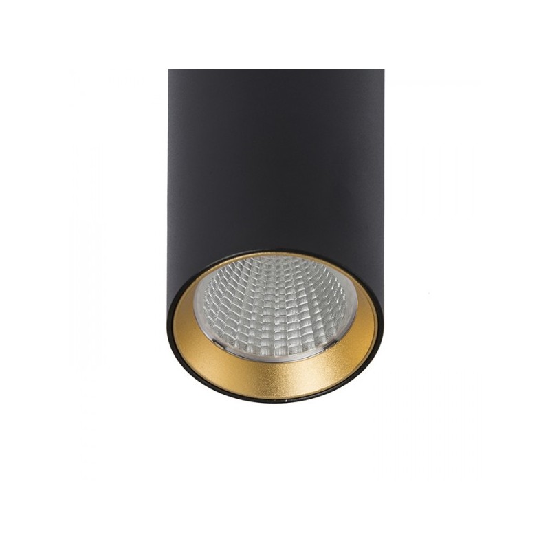 RENDL MAVRO závesná čierna/zlatá  230V LED 12W 38°  3000K R12992