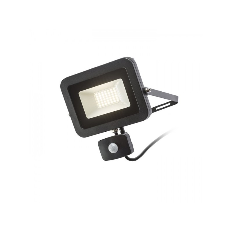 RENDL PONTA reflektor so senzorom čierna  230V LED 30W 120° IP54  3000K R12982