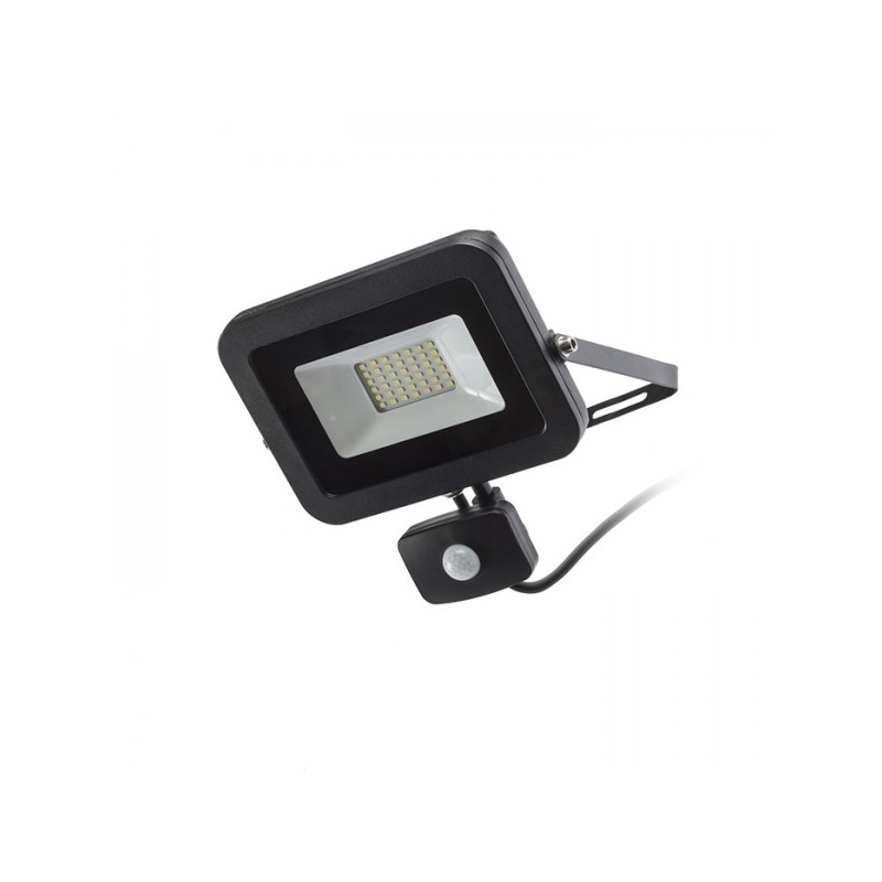 RENDL PONTA reflektor so senzorom čierna  230V LED 30W 120° IP54  3000K R12982