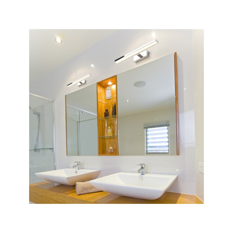 RENDL PANON LONG nástenná  chróm 230V LED 12W IP44  3000K R12950