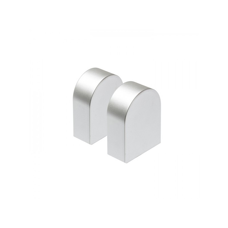 RENDL TAMPA koncové krytky striebornosivá   R12907