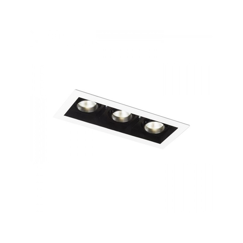 RENDL BONDY III zápustné svietidlo biela 230V LED 3x7W 24° 3000K R12858